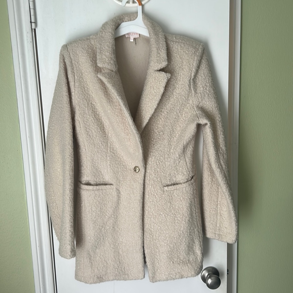 Perfect for winter!! Fleece blazer size medium
